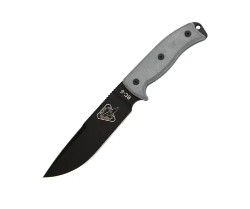 Plain edge Clip Point Black sheath