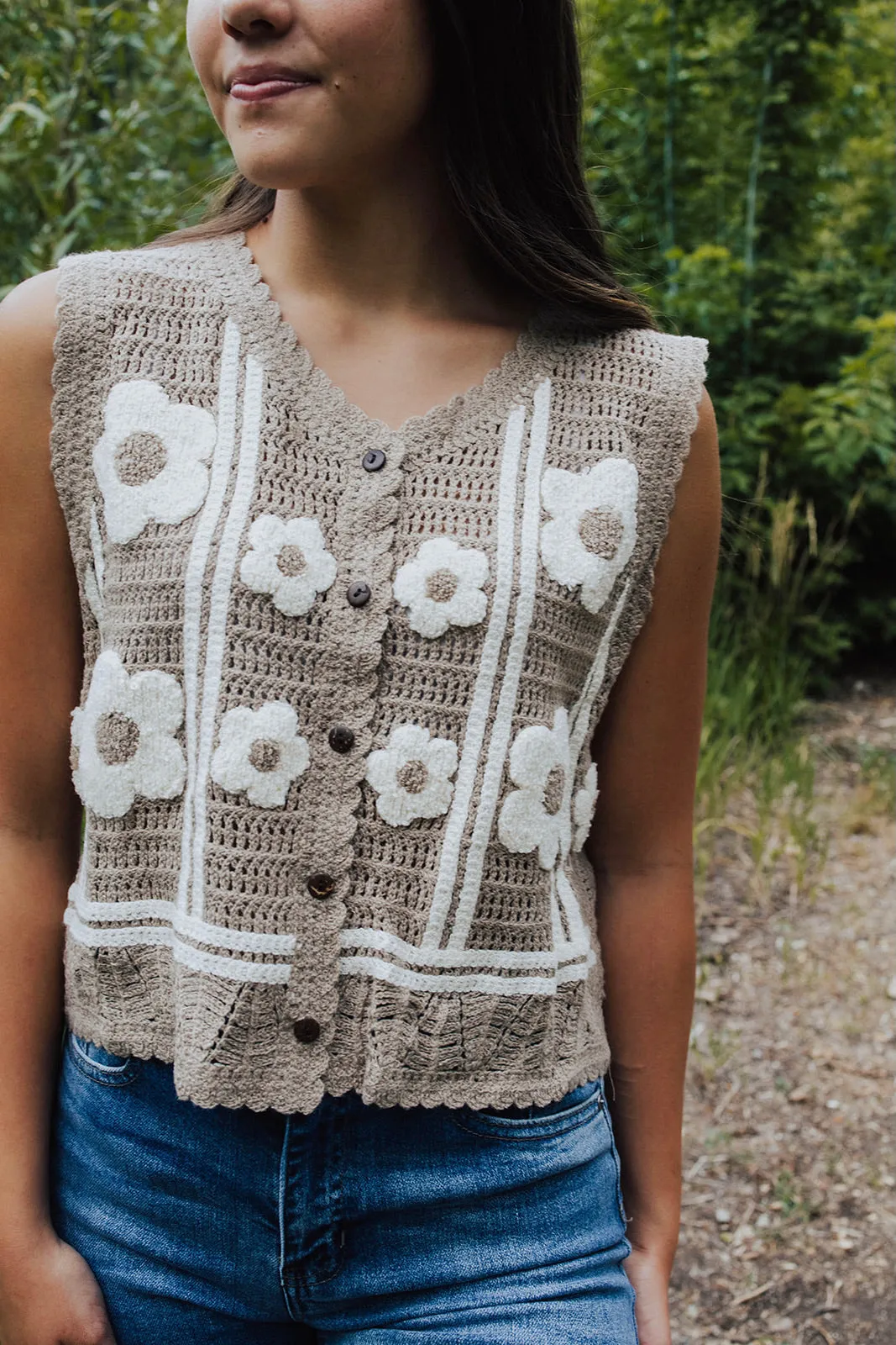 Posie Knit Vest - FINAL SALE