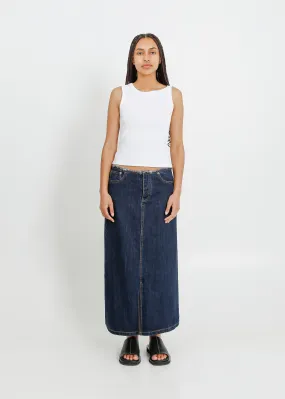 REIGN DENIM SKIRT / INDIGO