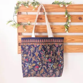 Reversible Batik Tote Bag