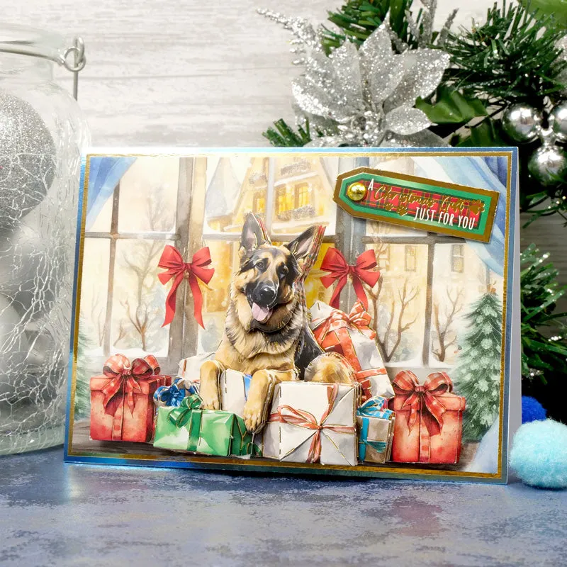 Rottweiler & German Shepherd Decoupage Topper Sheet