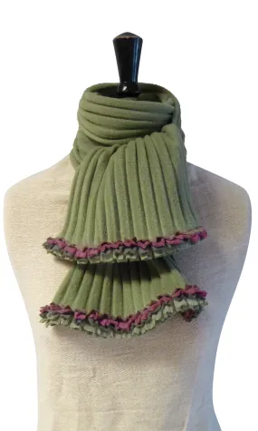 Ruffle Scarf - Avocado/Earthy - NEW