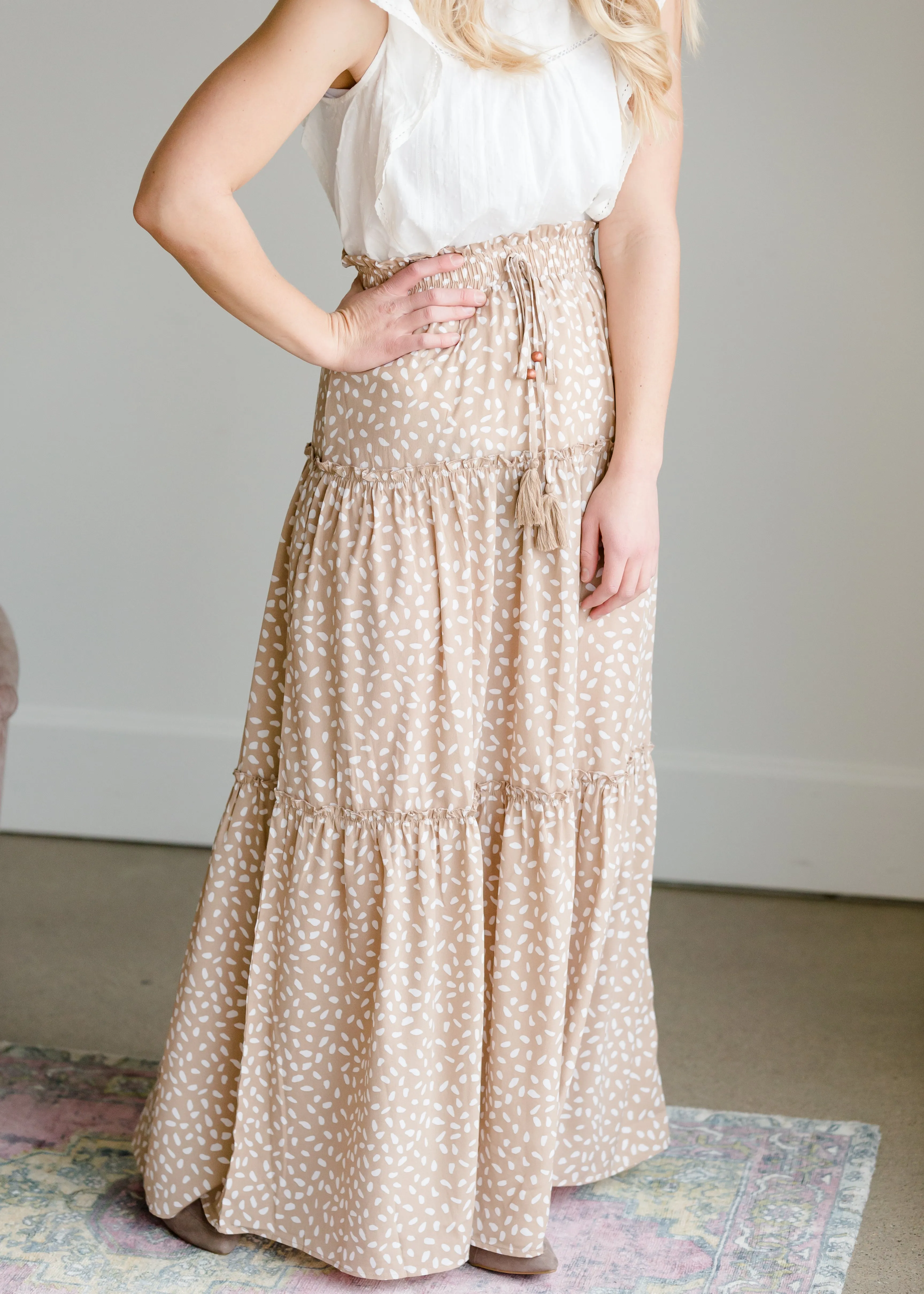 Ruffled Tiered Maxi Skirt - FINAL SALE