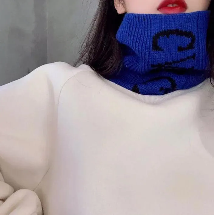 Sale High Collar Fake Two Pieces Knit Oversized Sweater