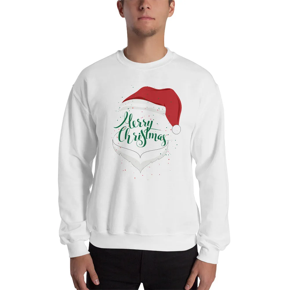 Santa Merry Christmas Men's Sweatshirt