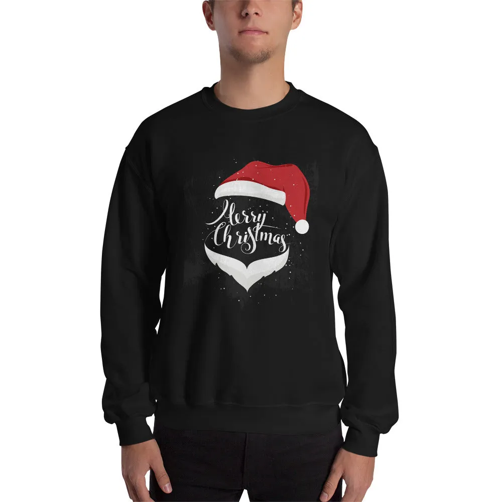 Santa Merry Christmas Men's Sweatshirt