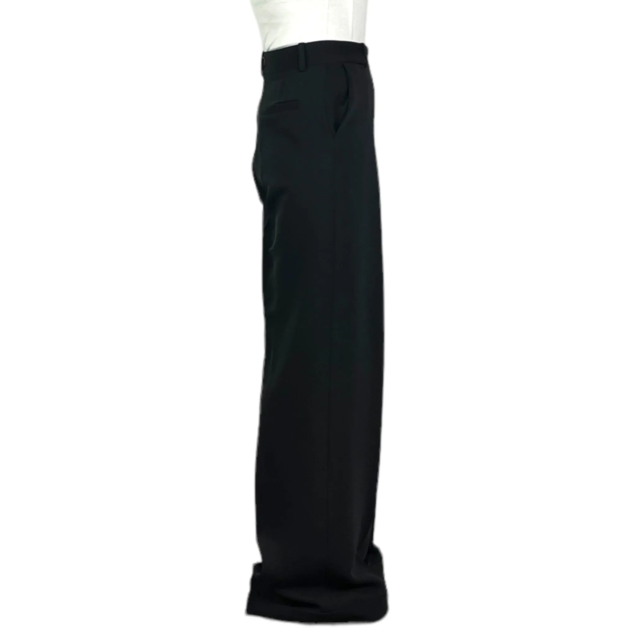 SATIN CREPE CUFFED PANT