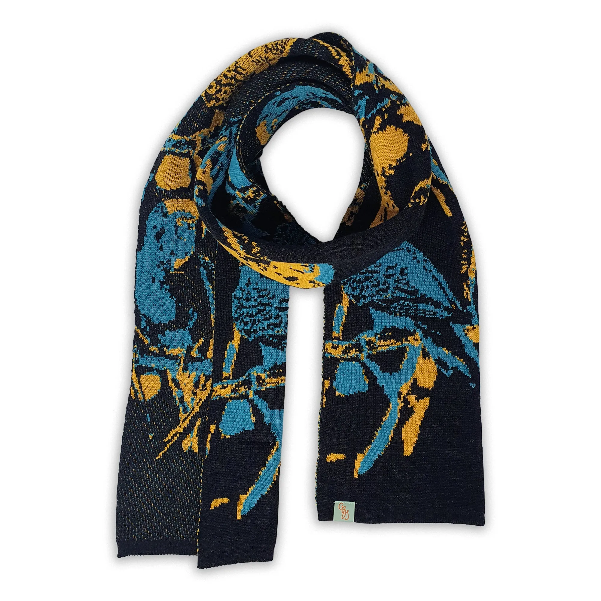 SCARVES - BUDGIE - EXTRA FINE MERINO WOOL