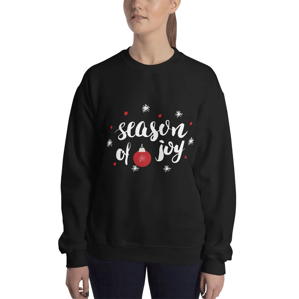 Season Of Joy, Merry Christmas Women's Sweatshirt