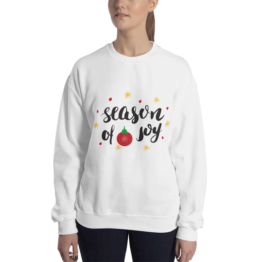 Season Of Joy, Merry Christmas Women's Sweatshirt