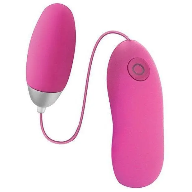 Seduce Me Vibrating 7 Function Silicone Bullet Pink with Attached Power Source