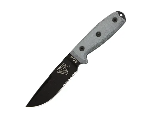 Serrated Edge Black Blade