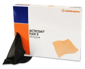 Smith & Nephew 66800418 Acticoat Flex 3 Antimicrobial Barrier Dressing 8" x 16" (This Product Is Final Sale And Is Not Returnable)