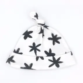 Starry Eyed Baby Hat (0-3M) - Organic Cotton