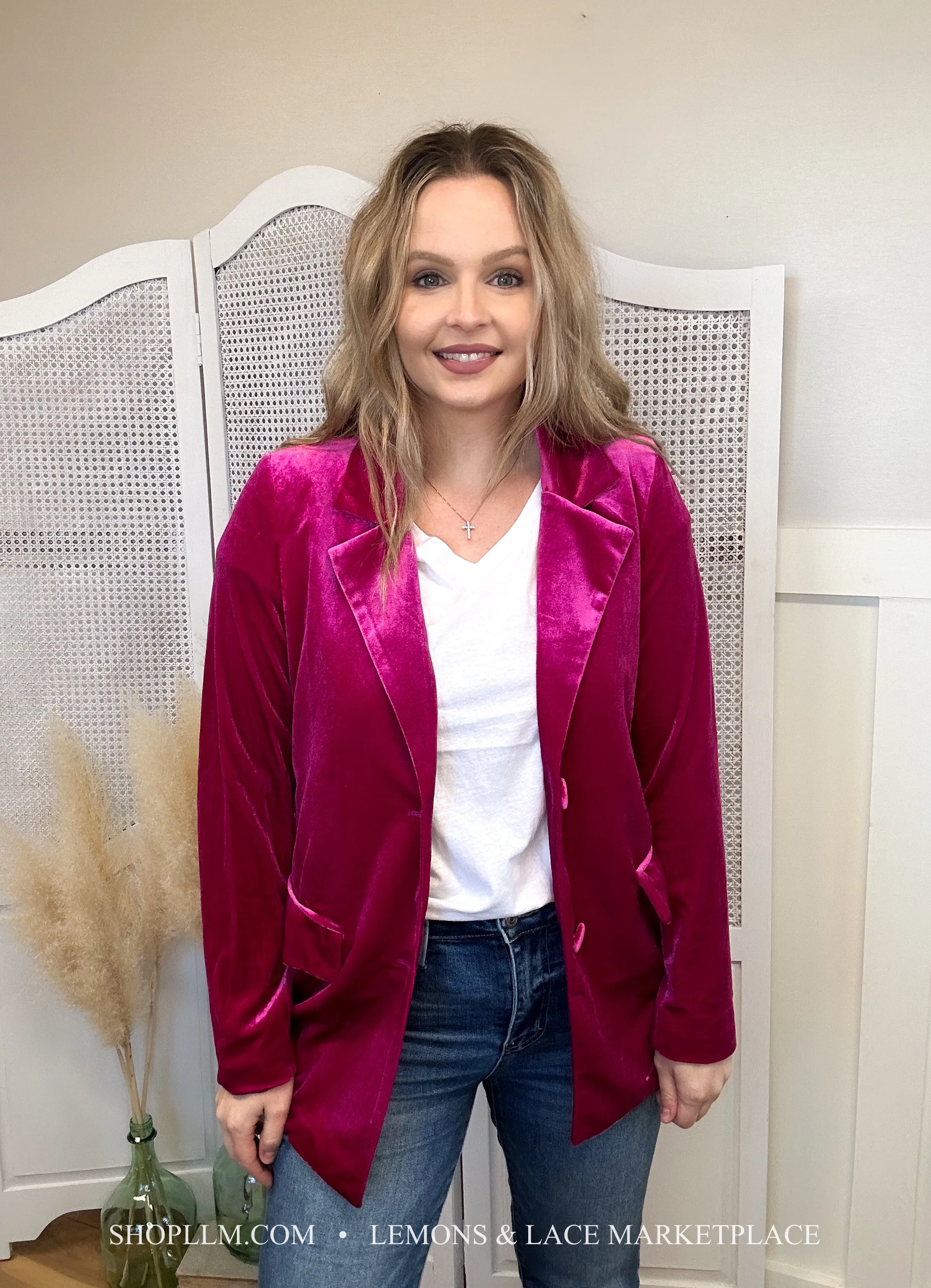 Stella Hot Pink Blazer