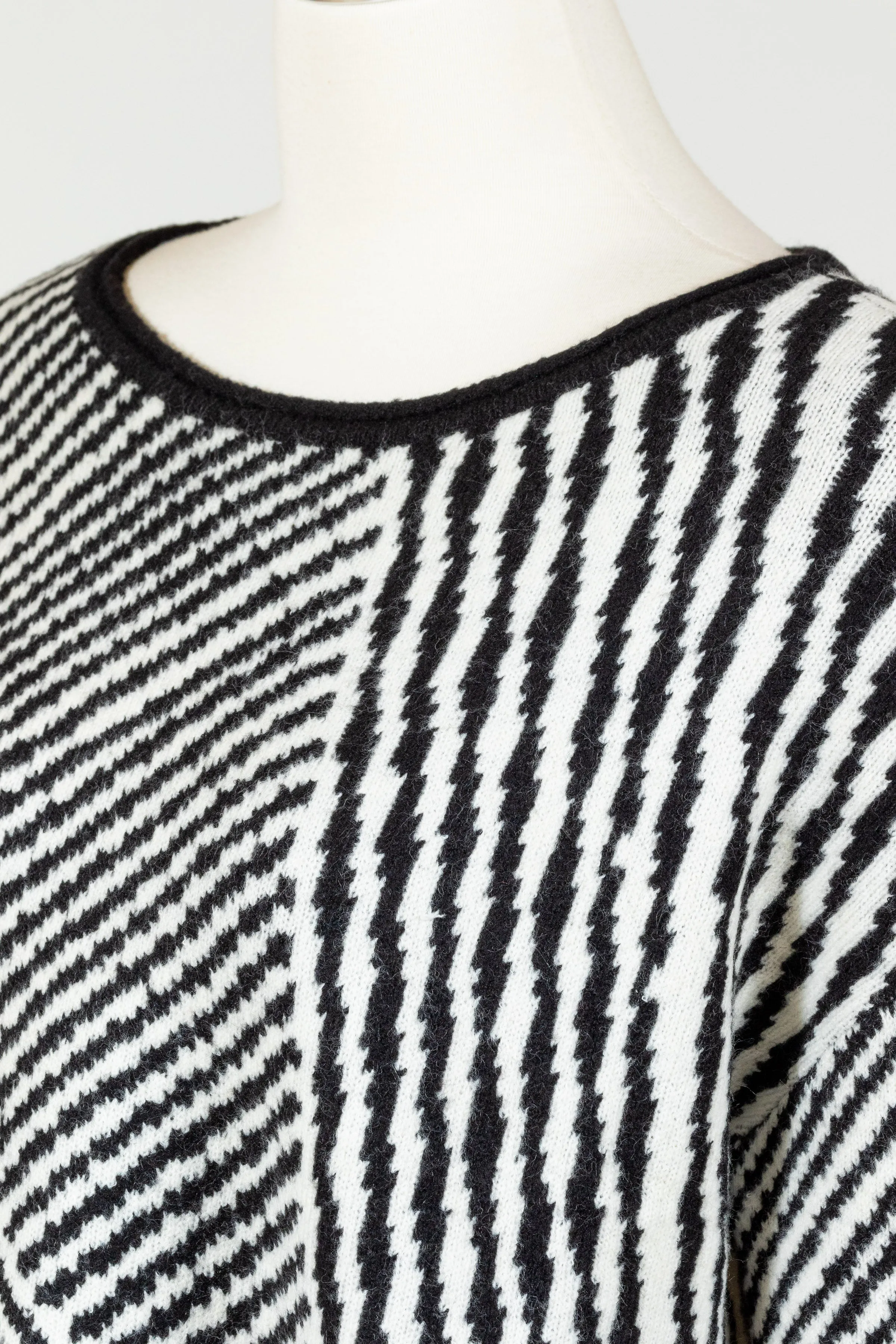 Striped Fringe Sweater