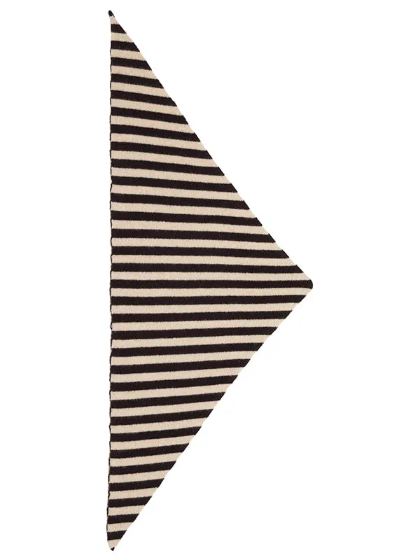 Striped Triangle Neckerchief Military & Turmeric