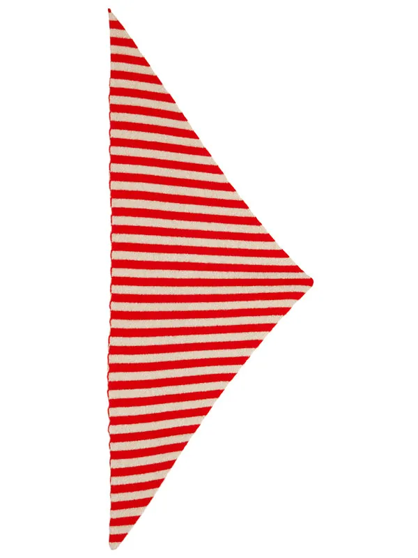 Striped Triangle Neckerchief Military & Turmeric