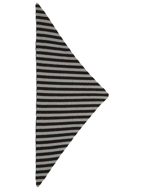 Striped Triangle Neckerchief Military & Turmeric