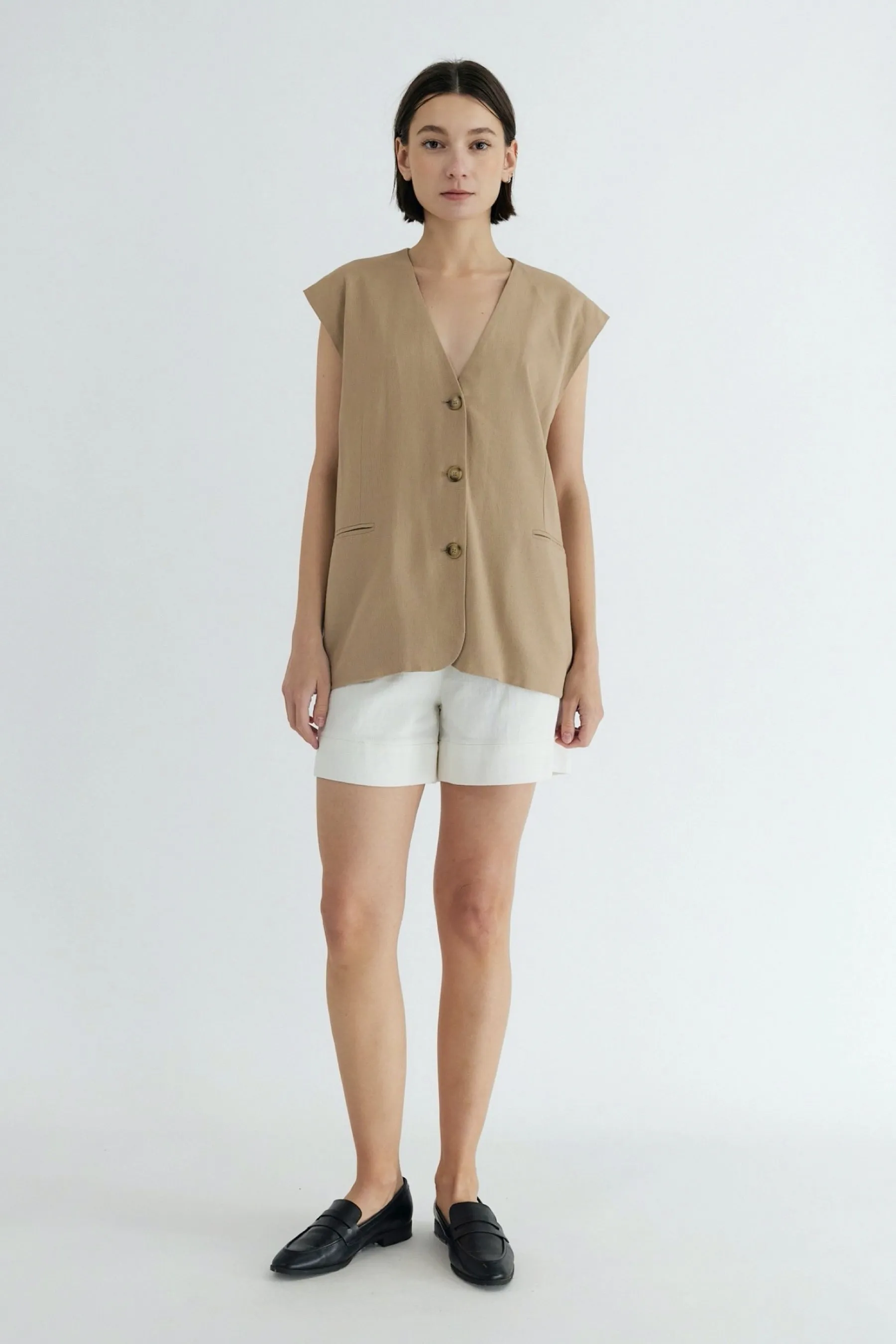 Taupe Evan Vest