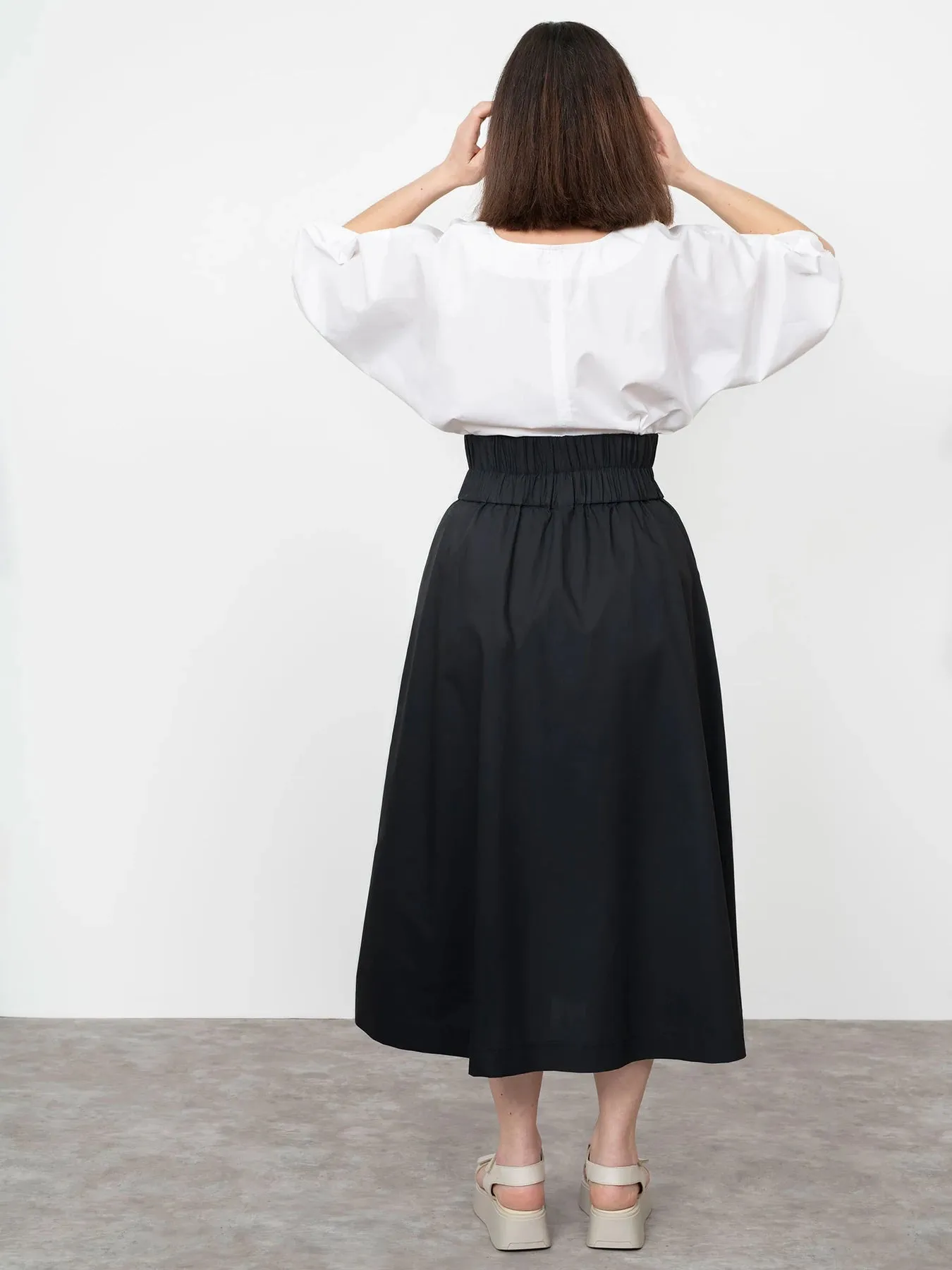 The Assembly Line - Elastic Waist Maxi Skirt