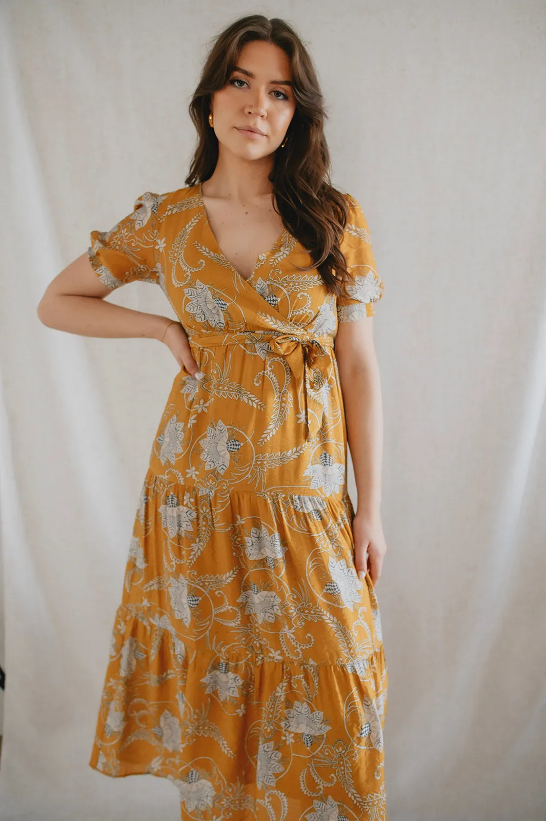 The Cara Paisley Floral Maxi Dress