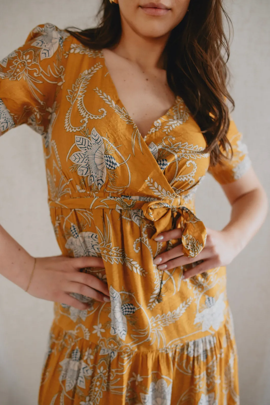 The Cara Paisley Floral Maxi Dress