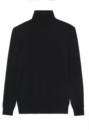 THE SUPER LIGHT ROLLNECK SWEATER | Black