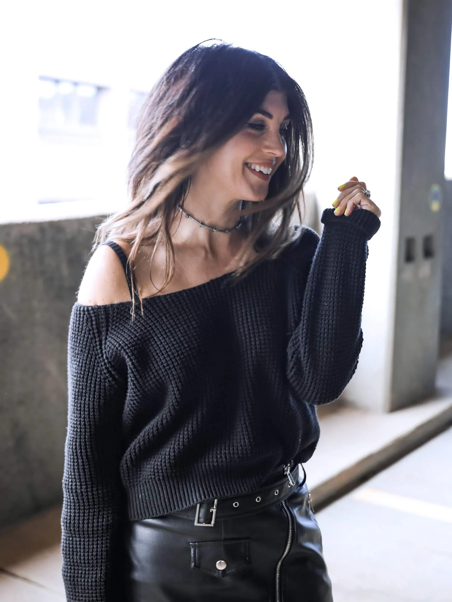 The Val Off the Shoulder Sweater