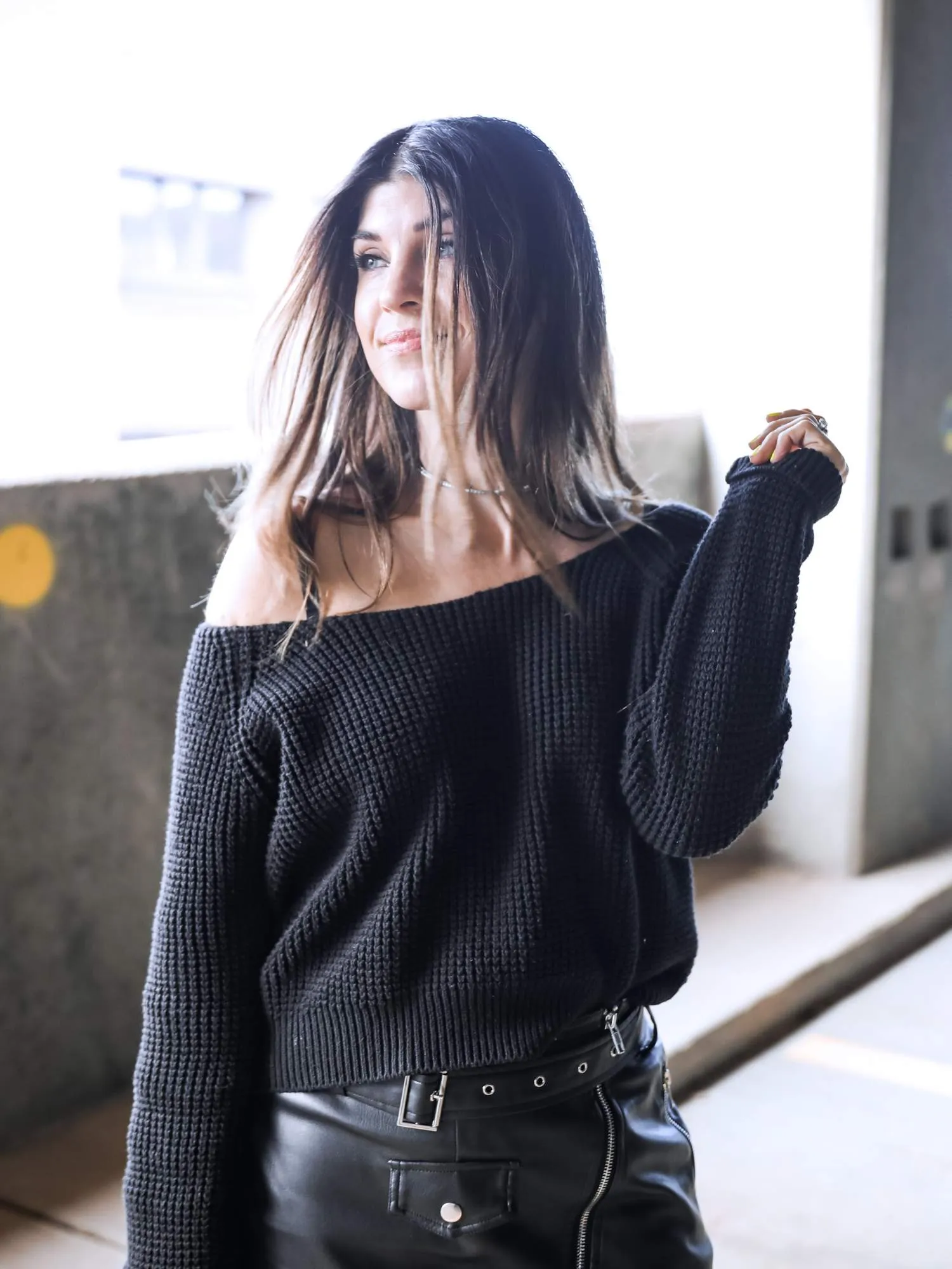 The Val Off the Shoulder Sweater