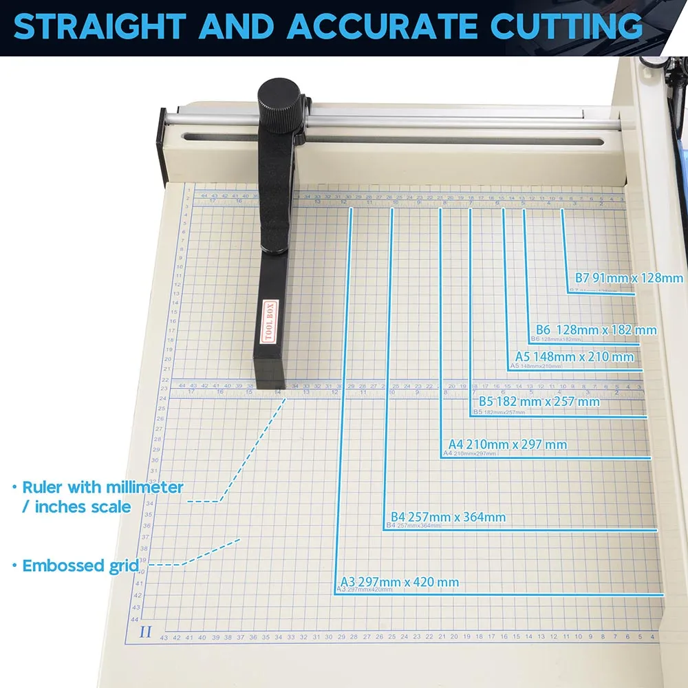 TheLAShop 17" Heavy Duty Manual Guillotine Paper Cutter Trimmer