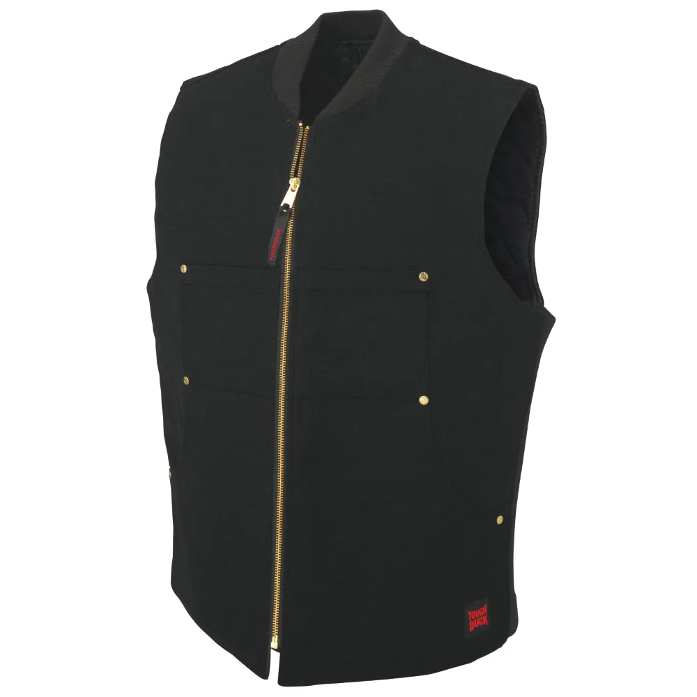 Tough Duck Moto Vest with Brass Zipper - WV04