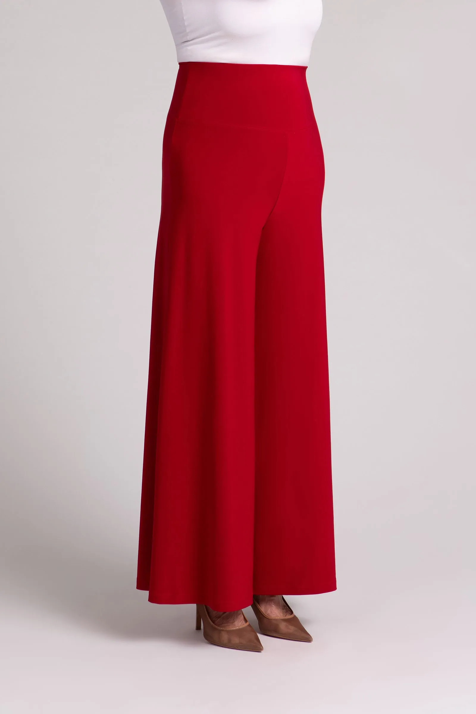 Trumpet Leg Pant | Red