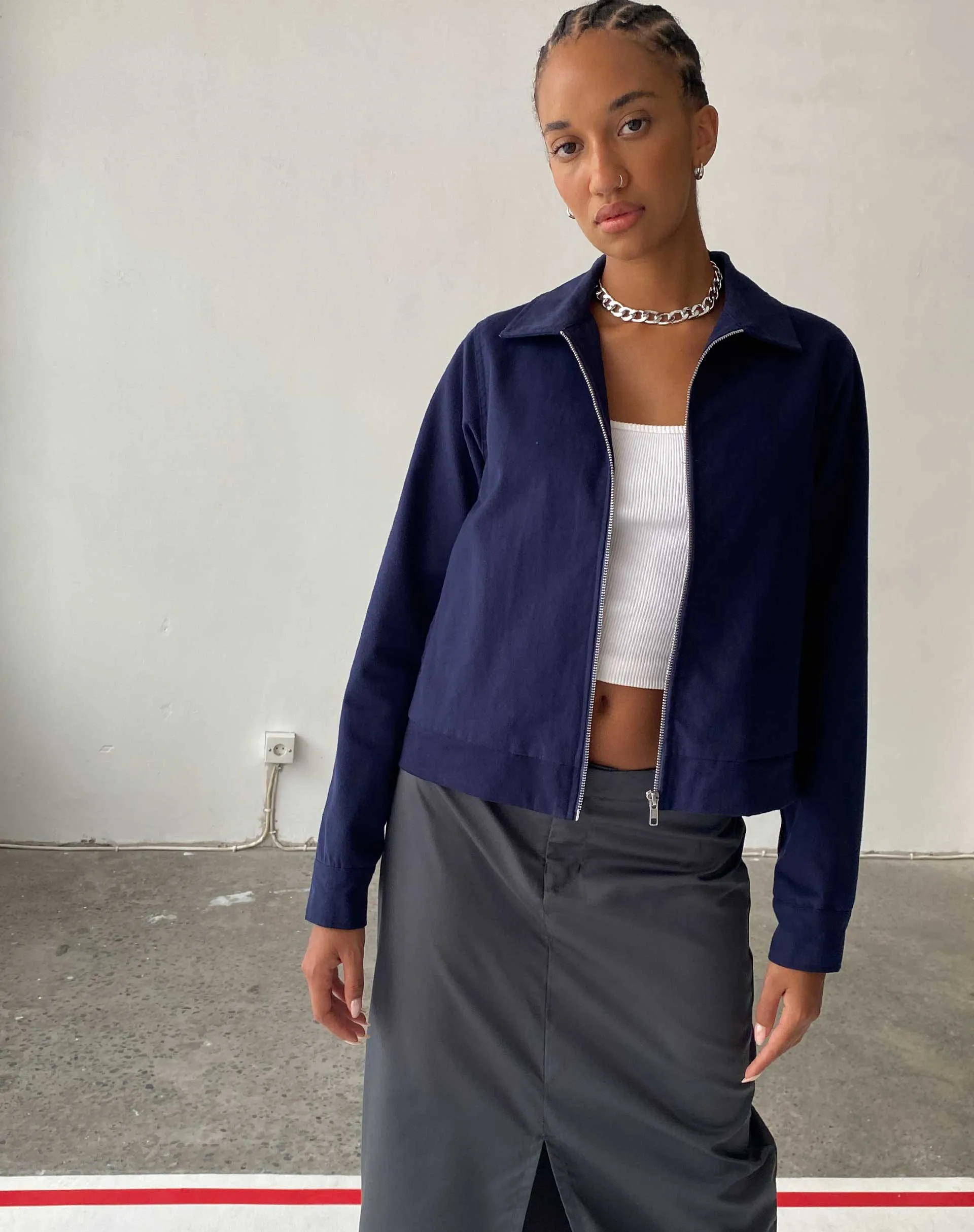 Tumbas Jacket in Navy