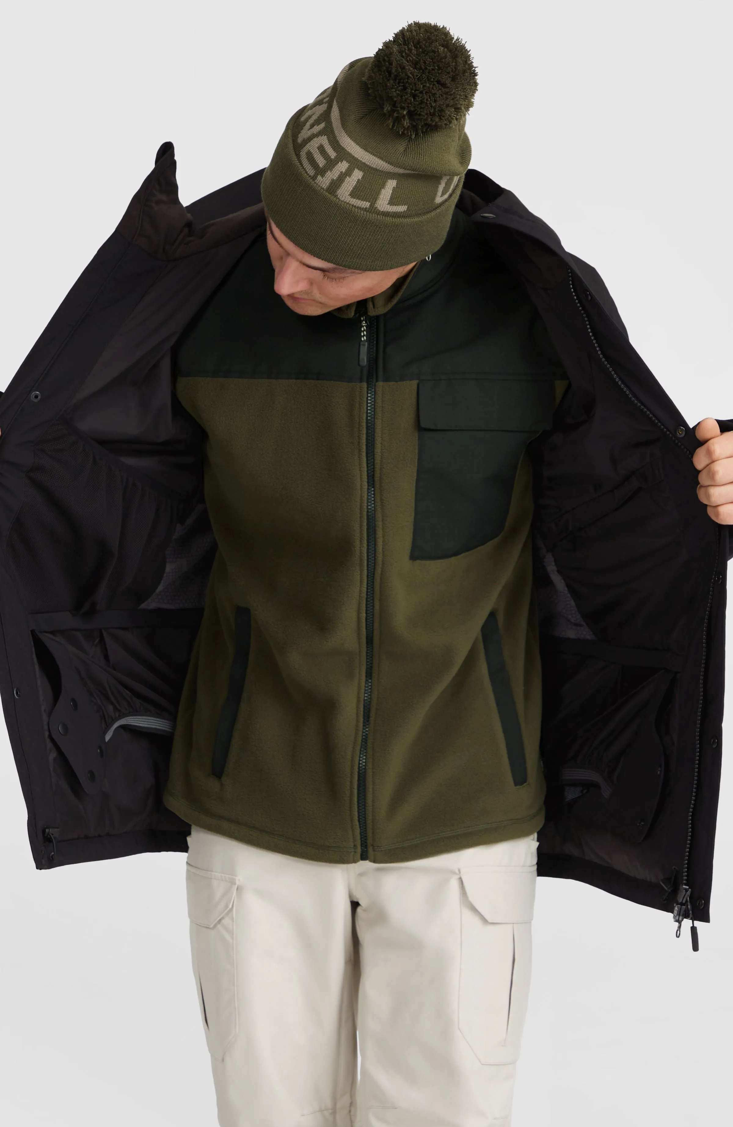 Utility Pro Hybrid Snow Jacket | Black Out