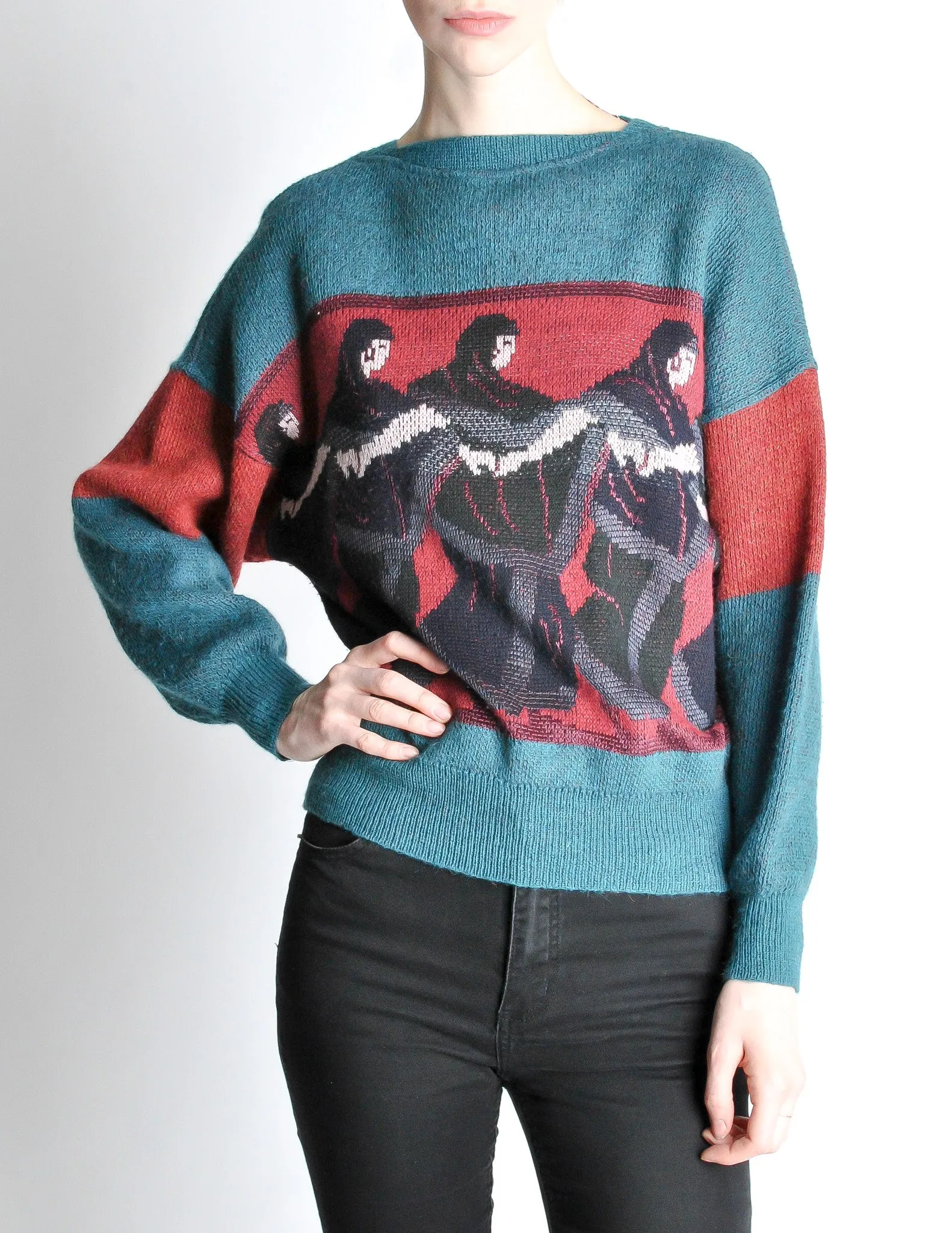 Versace Vintage 'Walk Like An Egyptian' Sweater