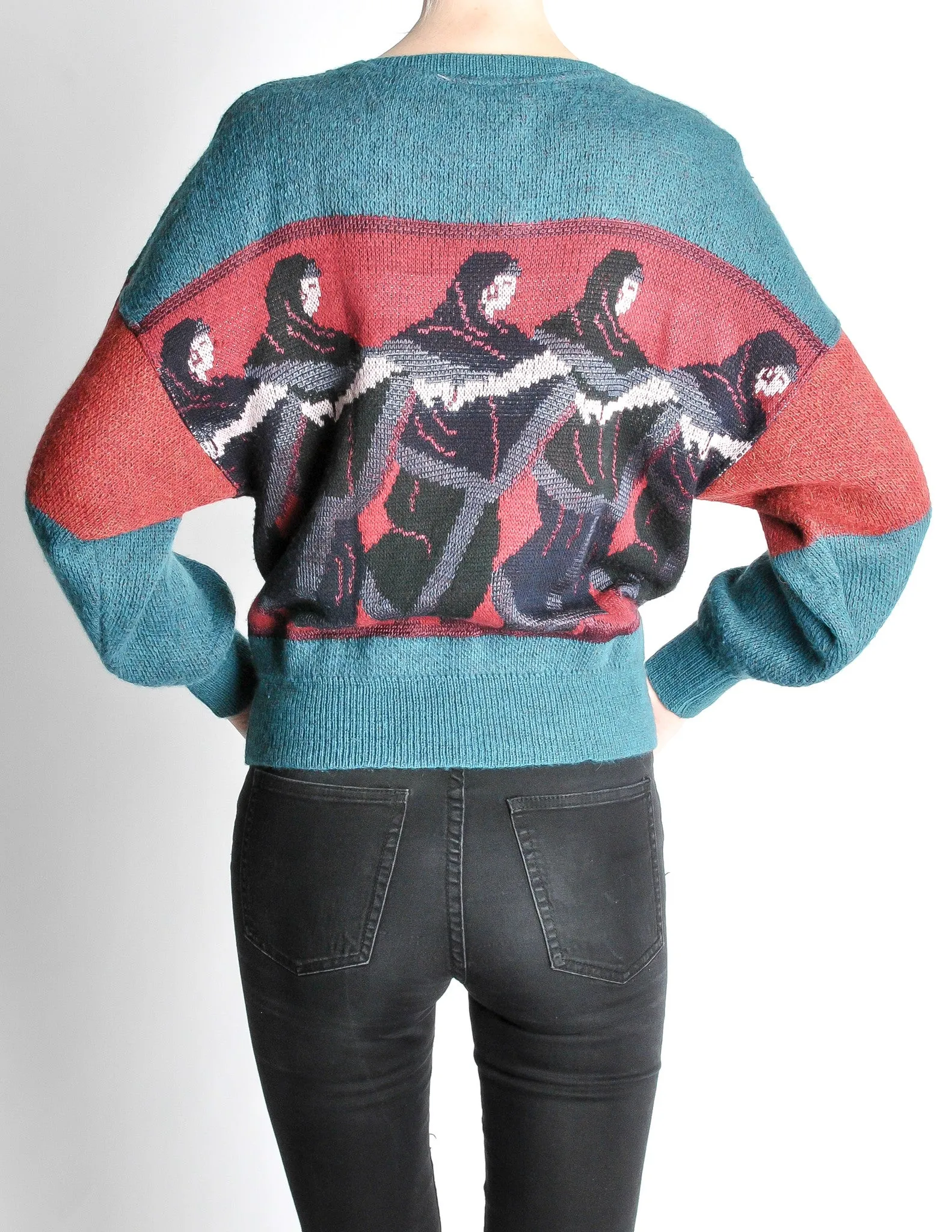 Versace Vintage 'Walk Like An Egyptian' Sweater