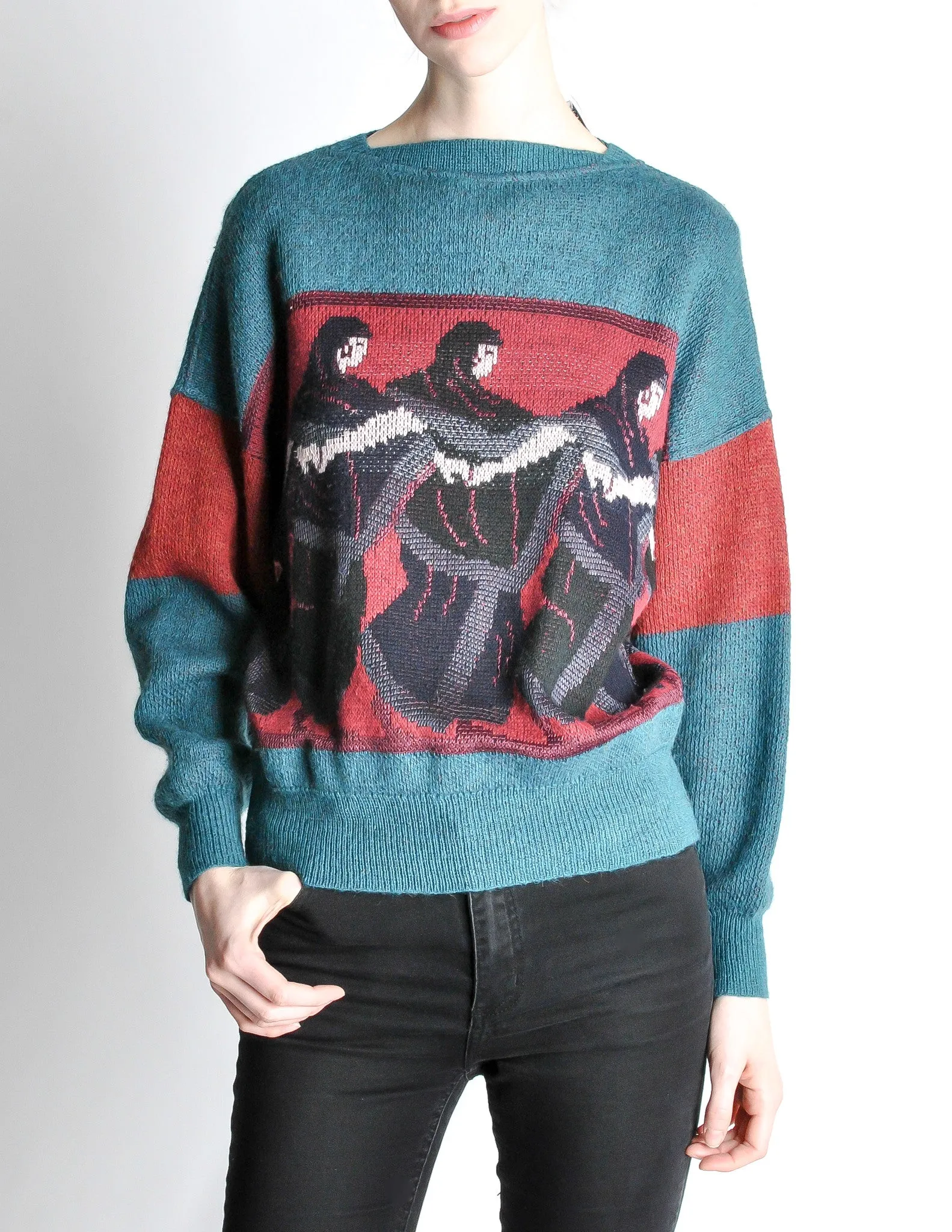 Versace Vintage 'Walk Like An Egyptian' Sweater