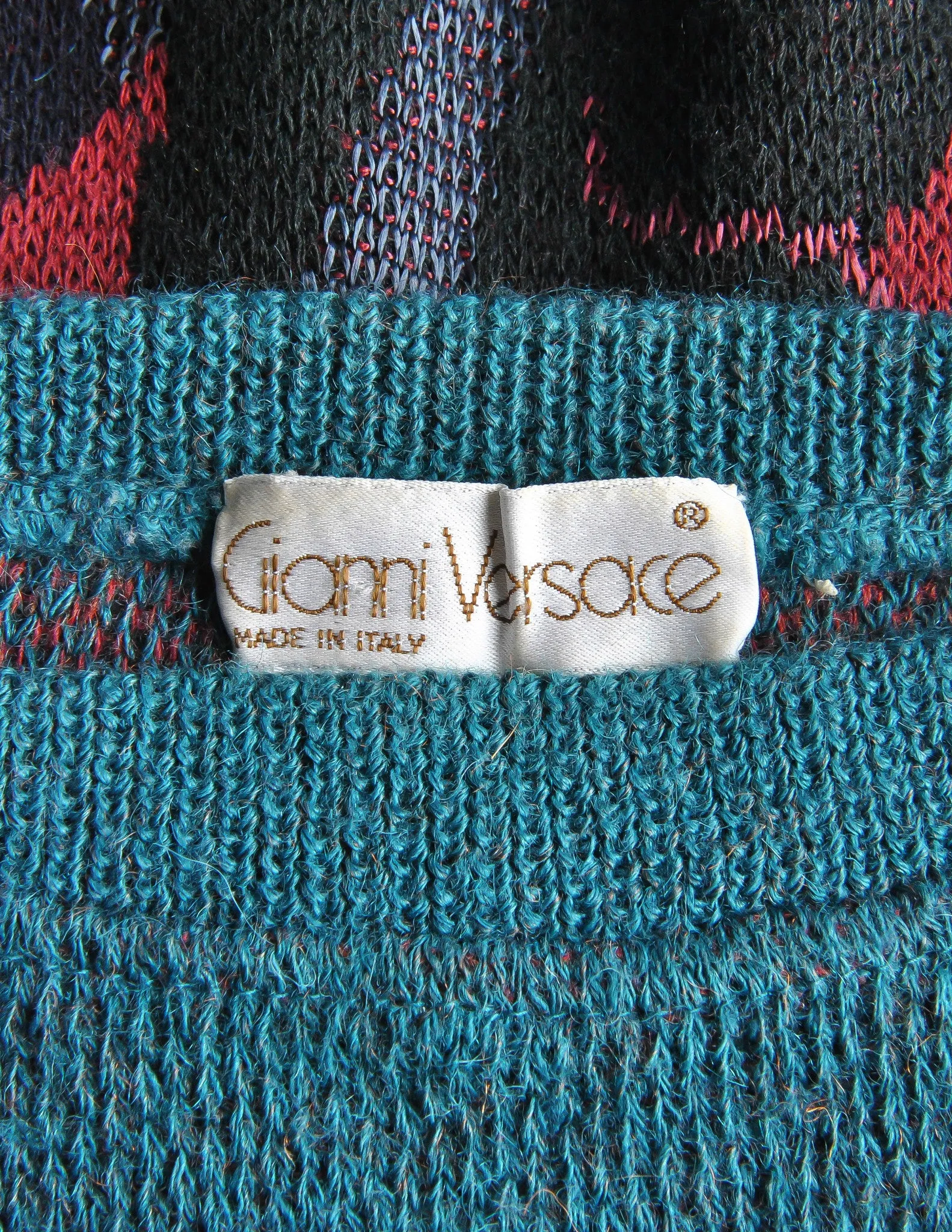 Versace Vintage 'Walk Like An Egyptian' Sweater