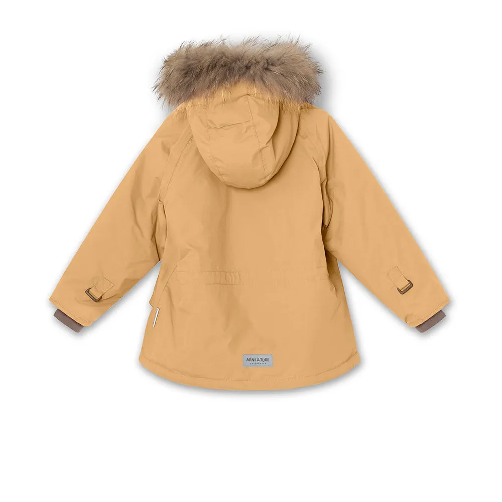 Wally winter jacket fur Taffy Yellow