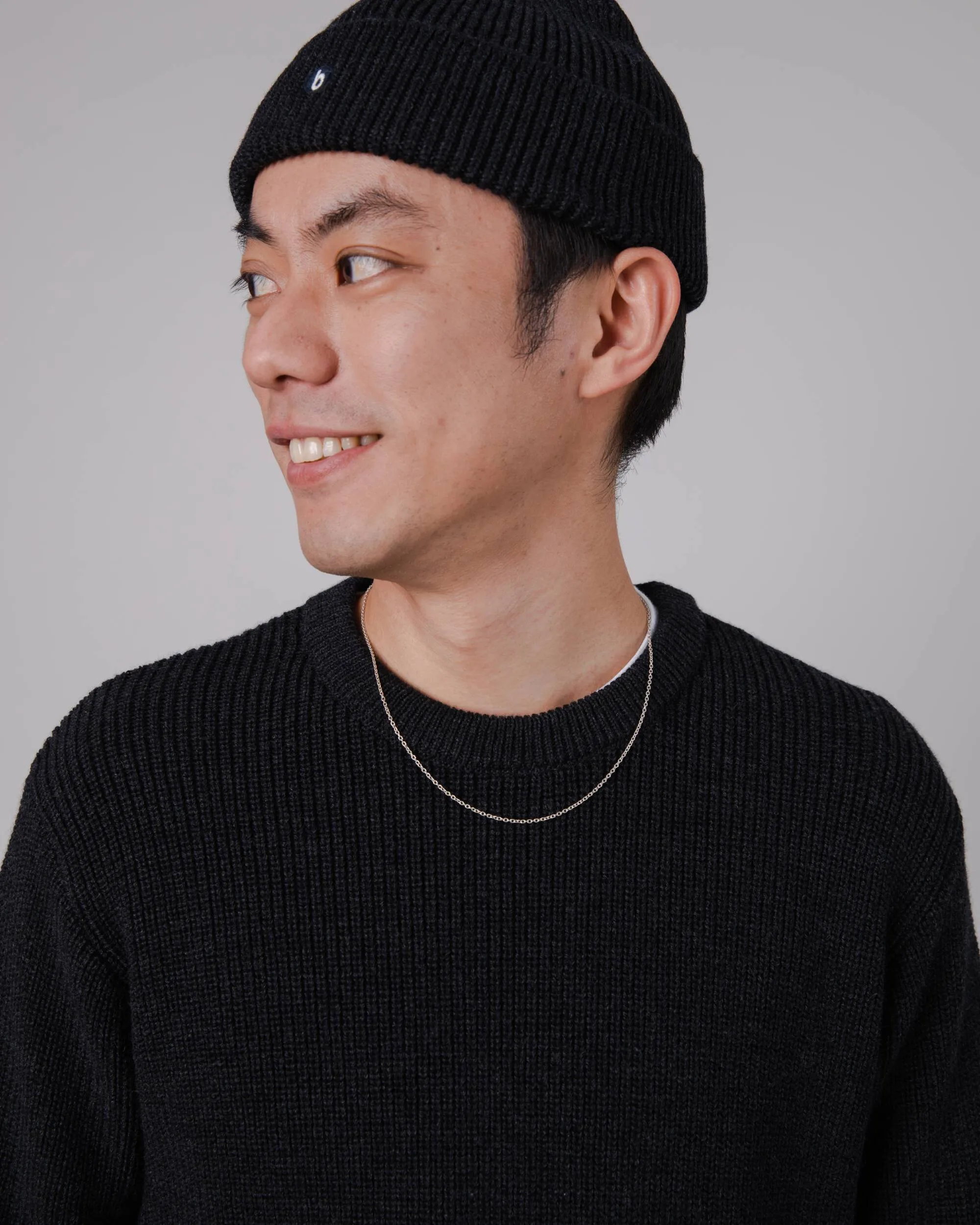 Waterfront Wool Sweater Black