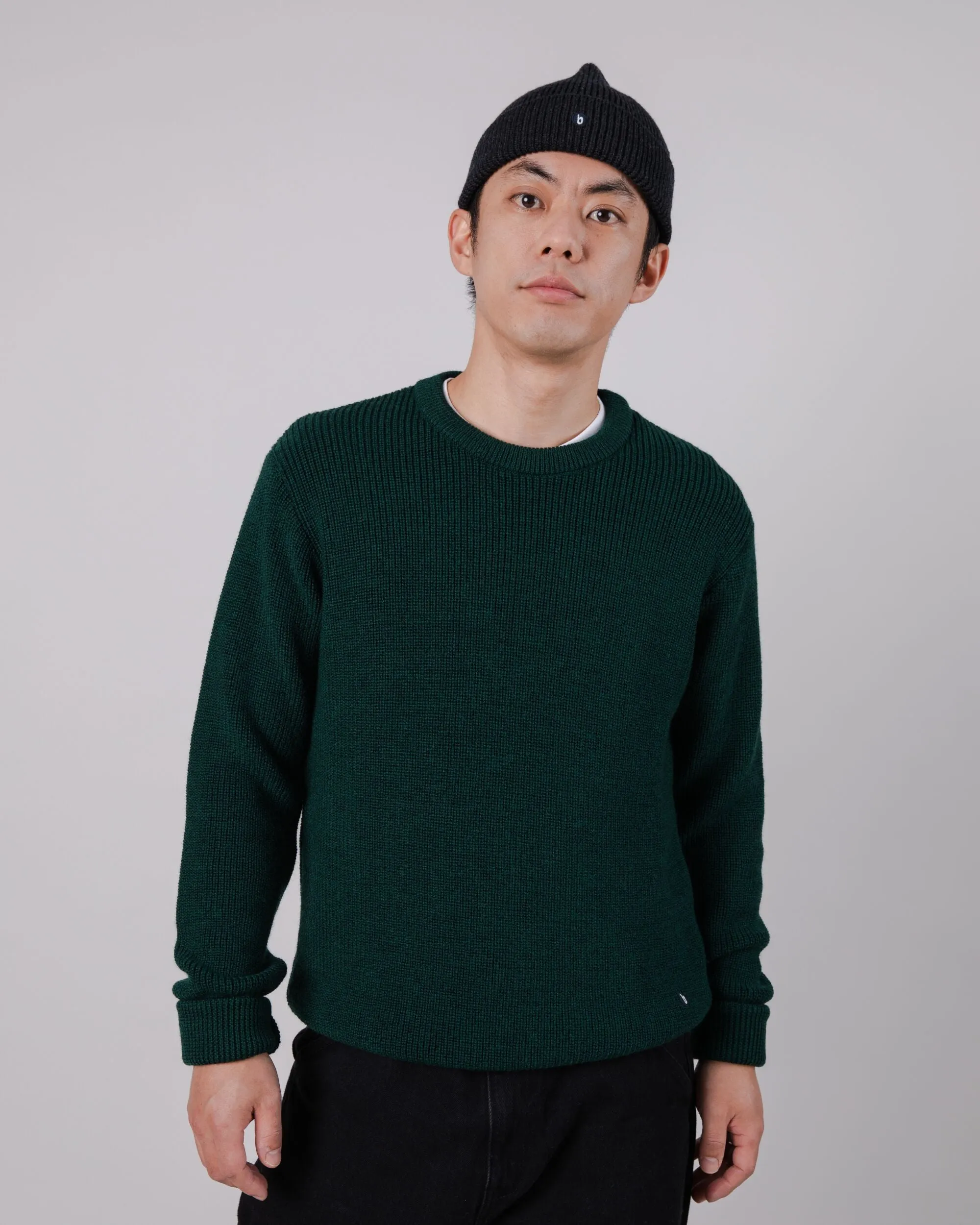 Waterfront Wool Sweater Green