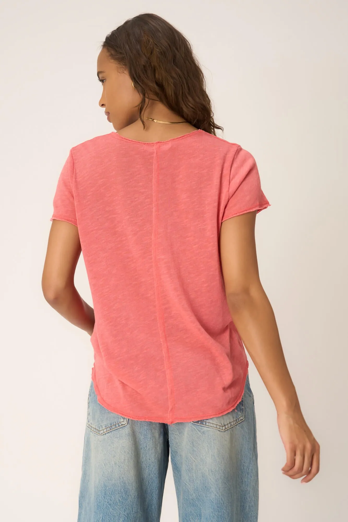 Wearever Tee - Sunset Coral