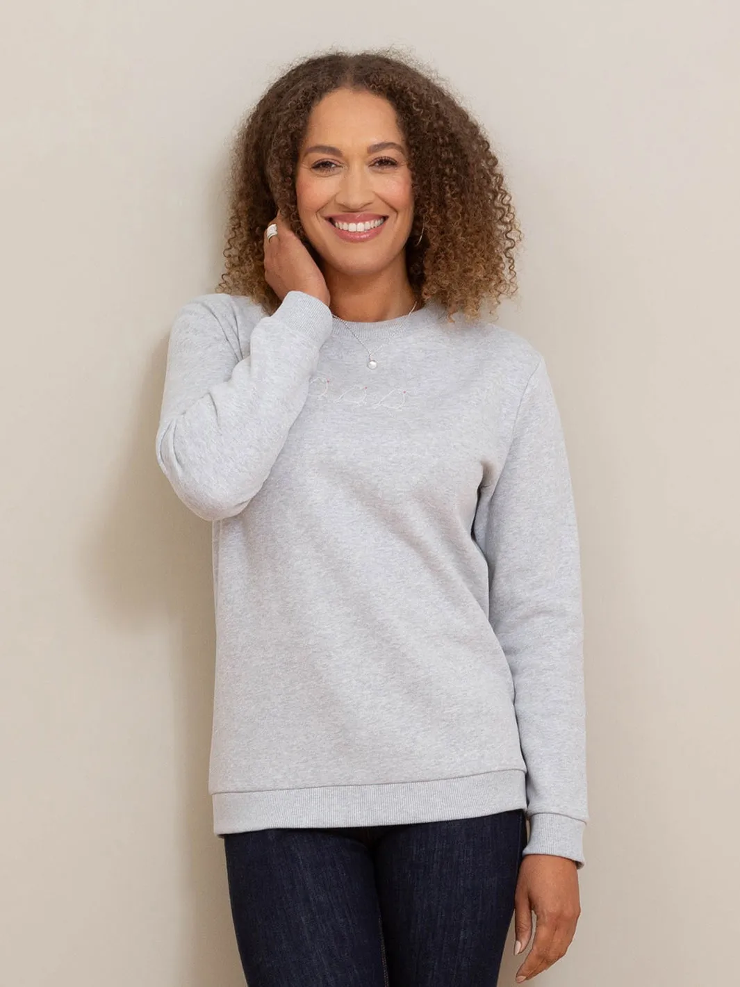 Whitecliff sweatshirt grey marl