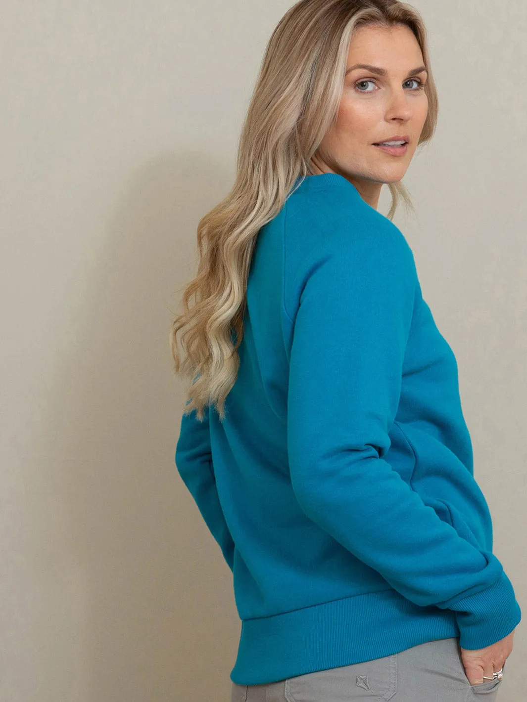 Whitecliff sweatshirt teal