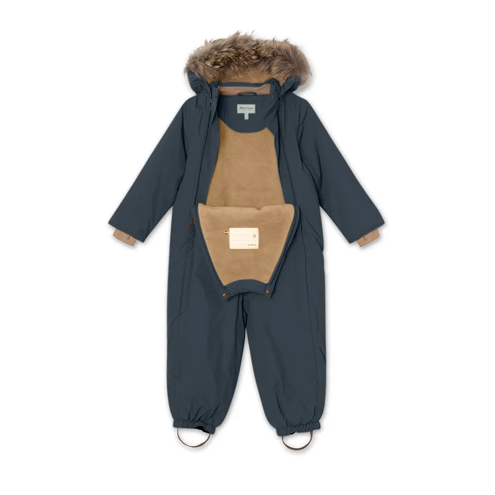 Wisti Fleece Lined Snowsuit Fur. GRS Blue Nights