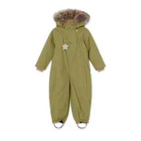 Wisti Fleece Lined Snowsuit Fur. GRS Mosstone