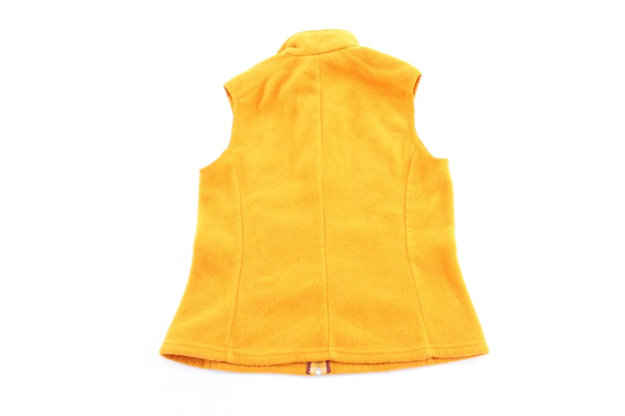 Women's 90's Patagonia Yellow Fleece Zip Up Vest