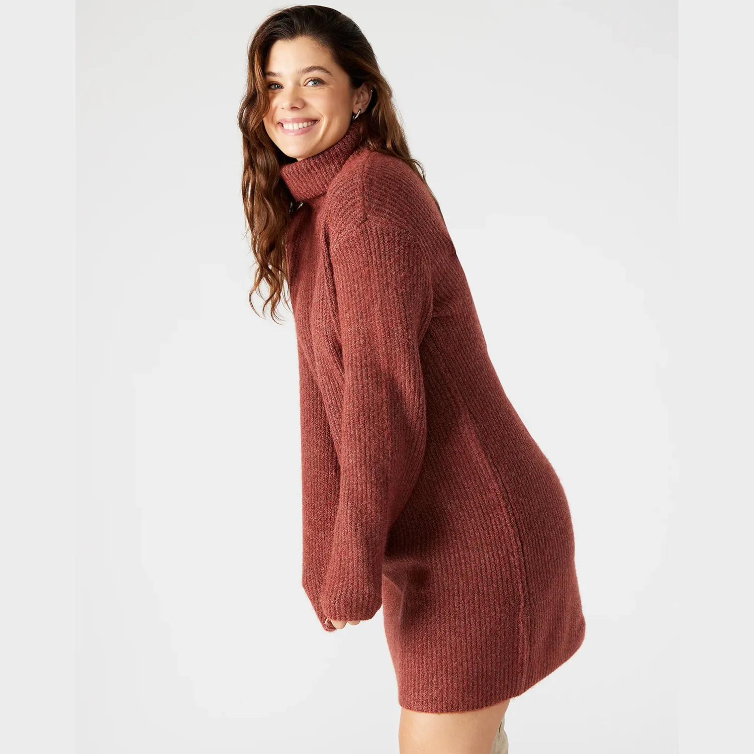 Women's Abbie Sweater Dress - Baked Apple