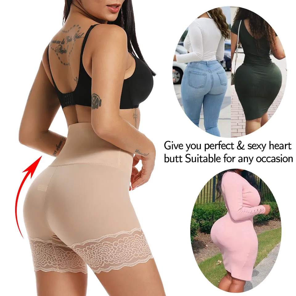 Women's Body Shaper High Waist Safety Shorts Lace Knickers Tummy Control Panties Underwear Shaping Boyshorts Shapewear